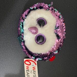 Ty moonlight reversible sequin bag. Strap missing